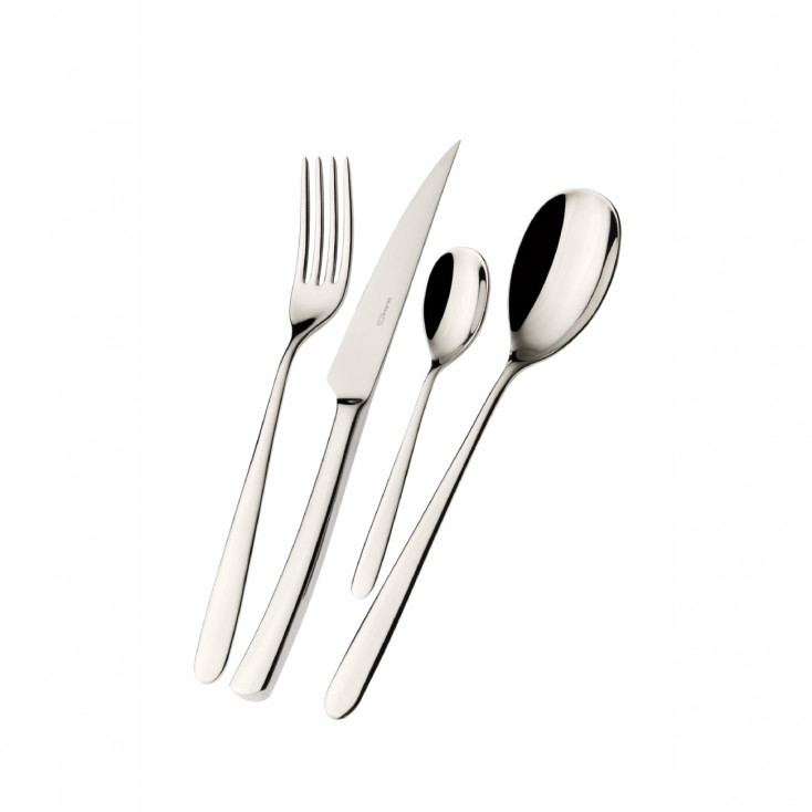 Posate in acciaio inox set da 24pz collezione "Preludio"