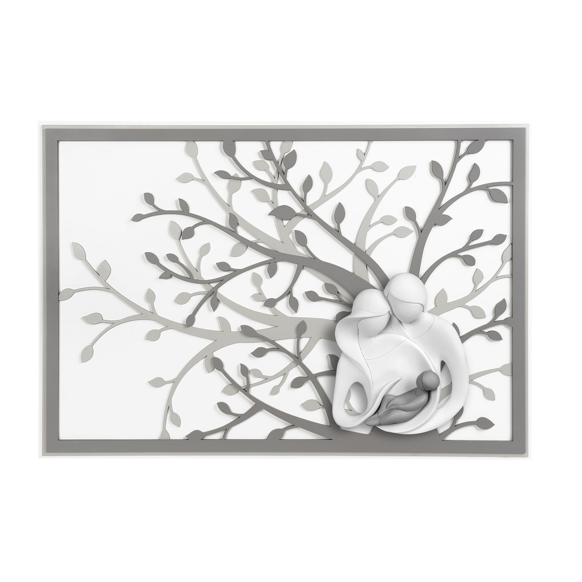 The HomeCentric Bianca 40x40 cm Art Silk Federa, Albero, In Rilievo Seta Federa x Divano, Moderno Natura e Fiori Cuscino Home Decor - Love Grows On Trees The HomeCentric Bianca 40x40 cm Art Silk Federa, Albero, In Rilievo Seta Federa x Divano, Moderno Natura e Fiori Cuscino Home Decor - Love Grows On Trees