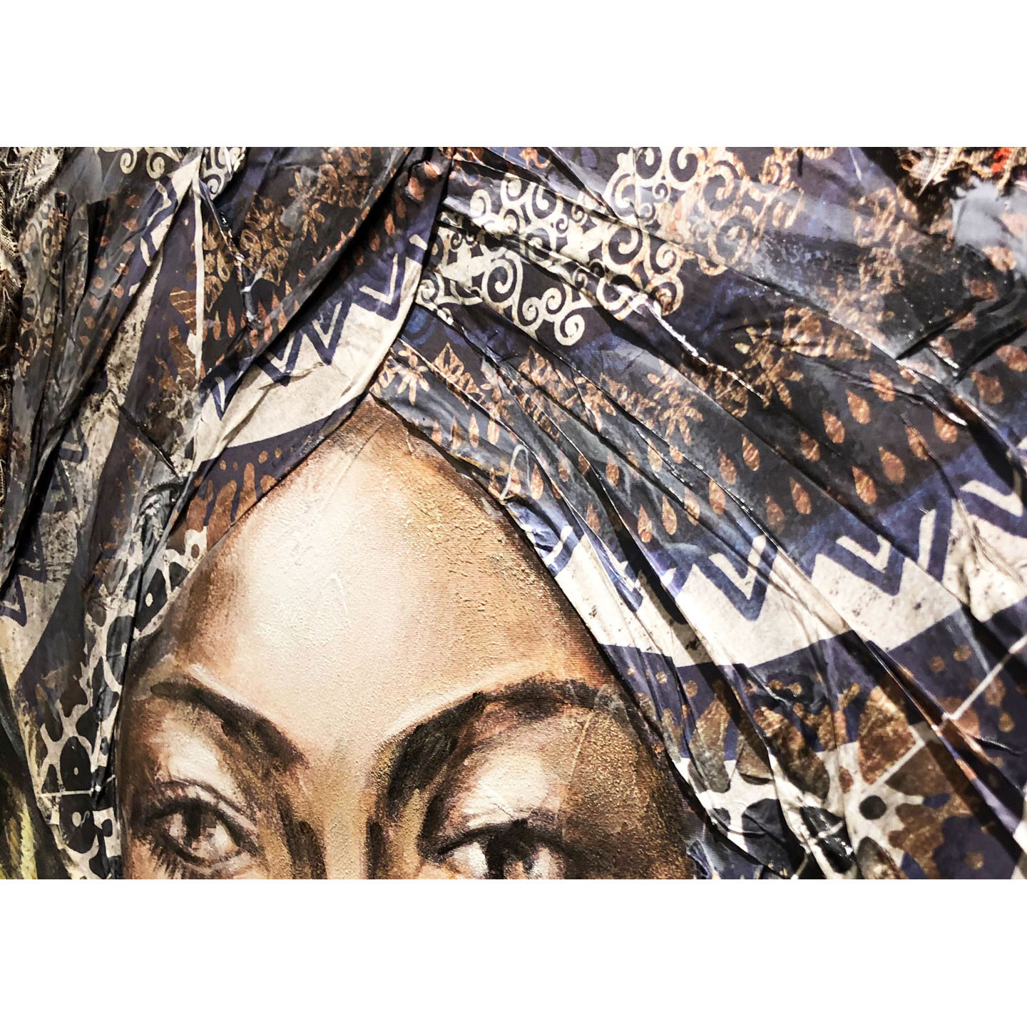 Quadro Su Tela Visario 5066 - Africa 120x80 Cm, Stampa Fine Art Con Bordi Decorati, Pronto Da Appendere
