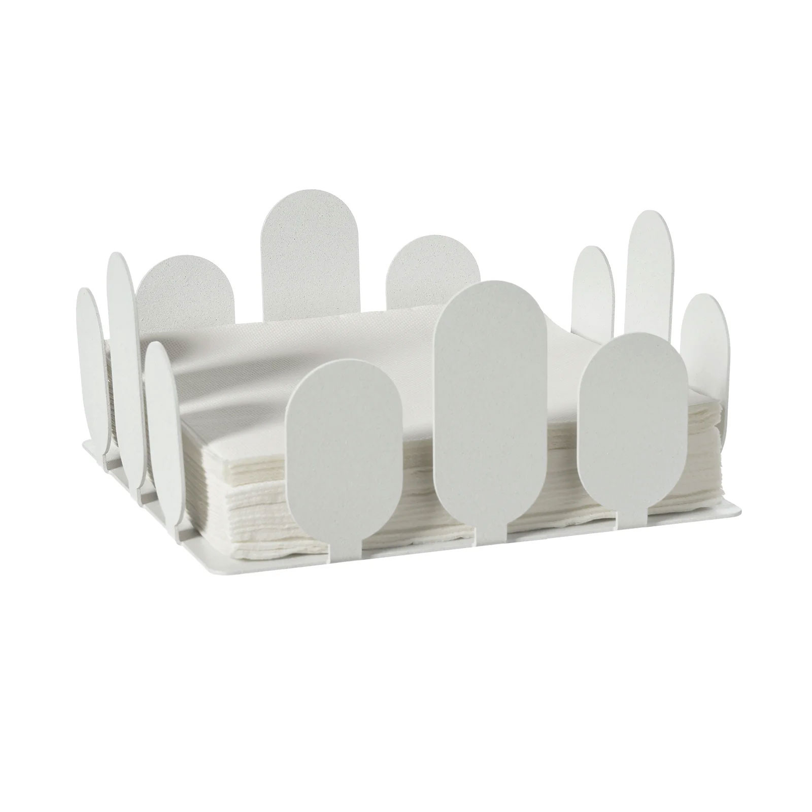 LOKIH Portatovagliolo per Pranzo Tavolo Metallo Portatovaglioli Decorazione per Showroom di Hotel per Famiglie Set 3 Pezzi 2 Stili,Argento