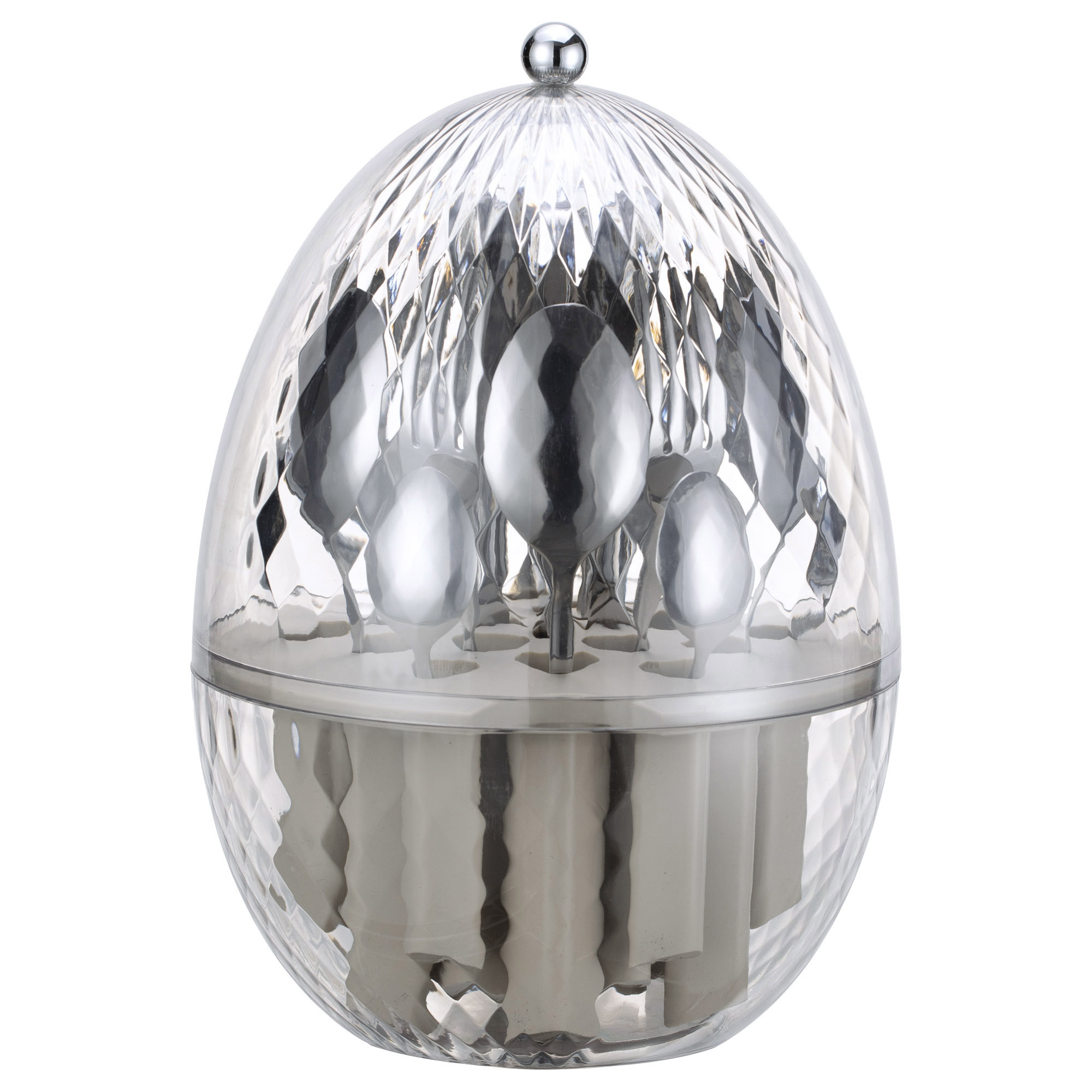 Brandani 52345 Set Posate Old Gold 16 Pezzi Inox (4 coltelli, 4 forchette, 4 cucchiai, 4 cucchiaini) 4 posto tavola