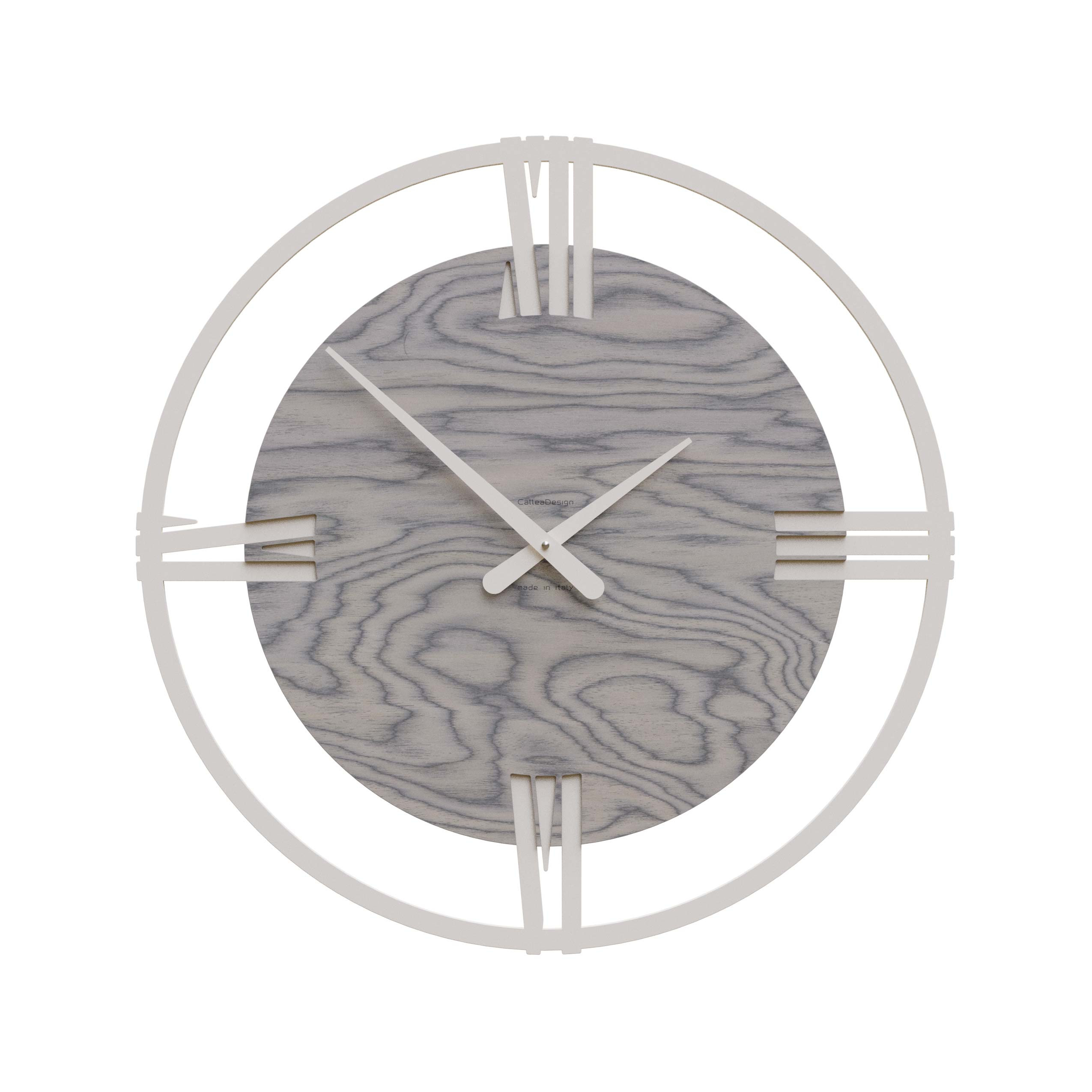 Timelike Orologio Da Parete Silenzioso In Legno 33 Cm – Verde, Numeri Romani, Moderno, A Batteria Per Soggiorno E Cucina