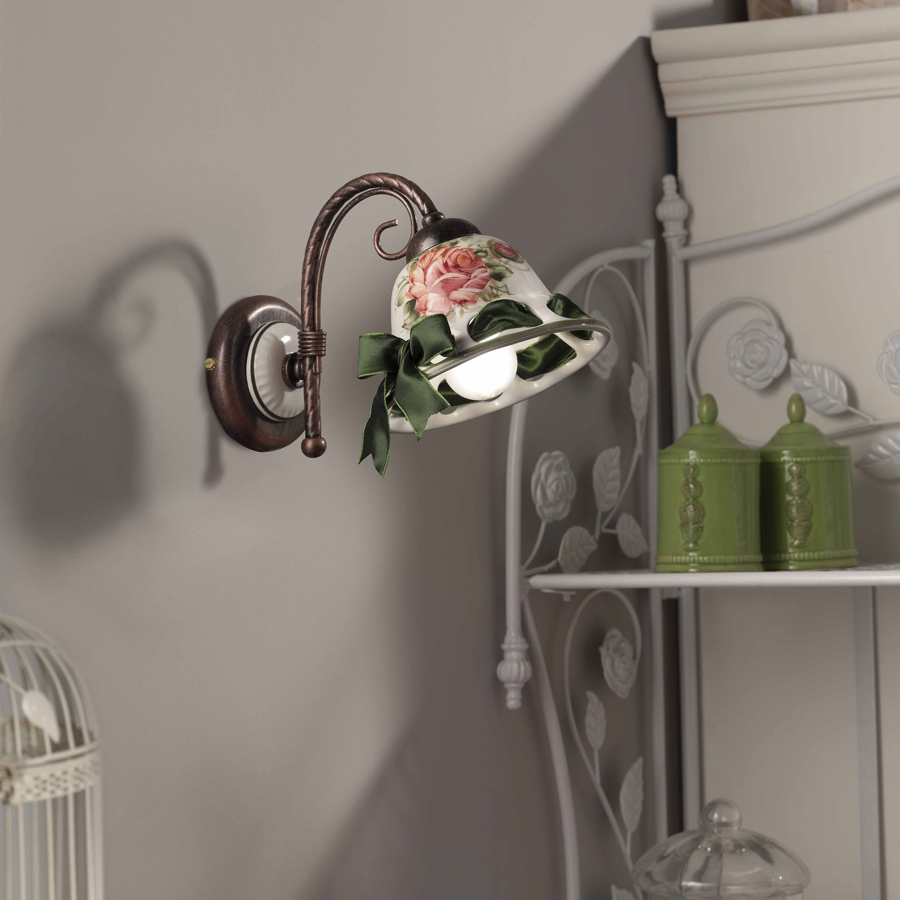 Vintage da esterno antica applique da parete stile rustico Rame antico alluminio Bicchiere paralume,impermeabile IP55 E27 Lampadina 220v ideale per: cortile luce illuminazione ingresso giardino