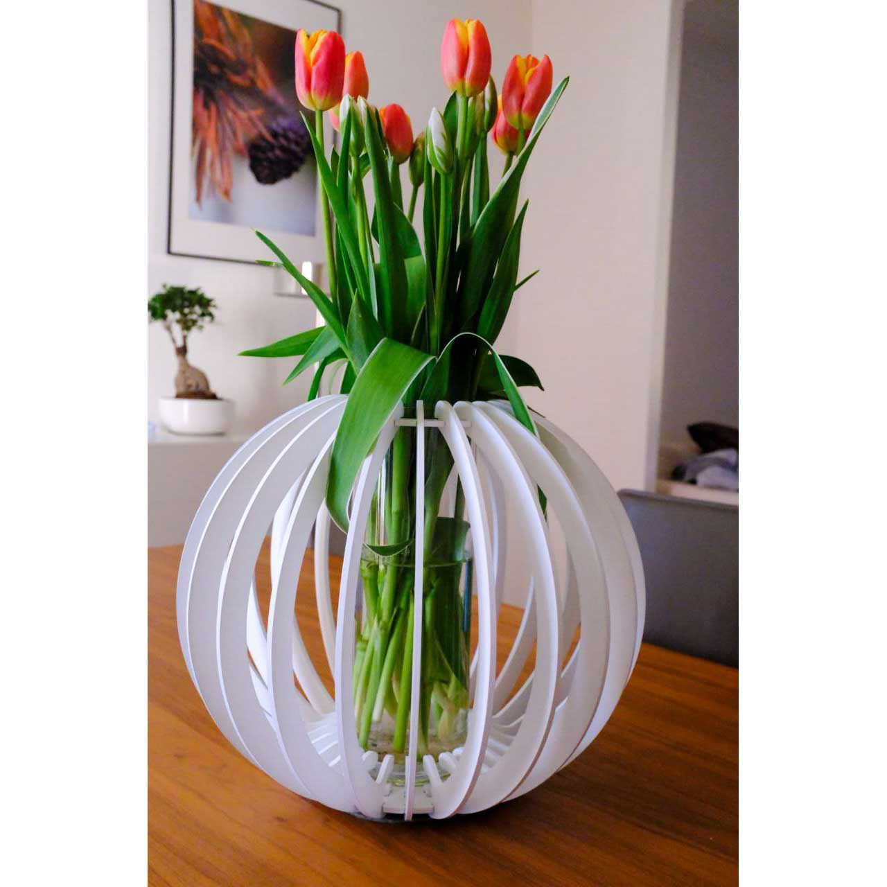 MODGY Vaso da fiori espandibile, in plastica, decorativo, moderno, per