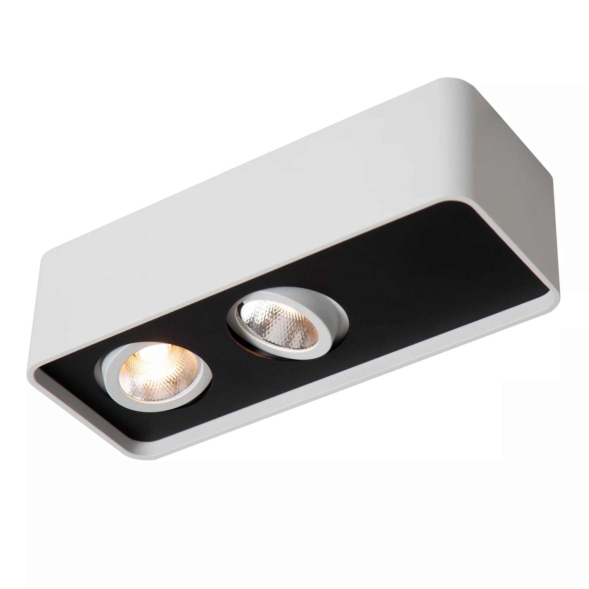 Faretti Led Doppio Lucide Faretto da soffitto in alluminio con doppio LED dimmerabile ...