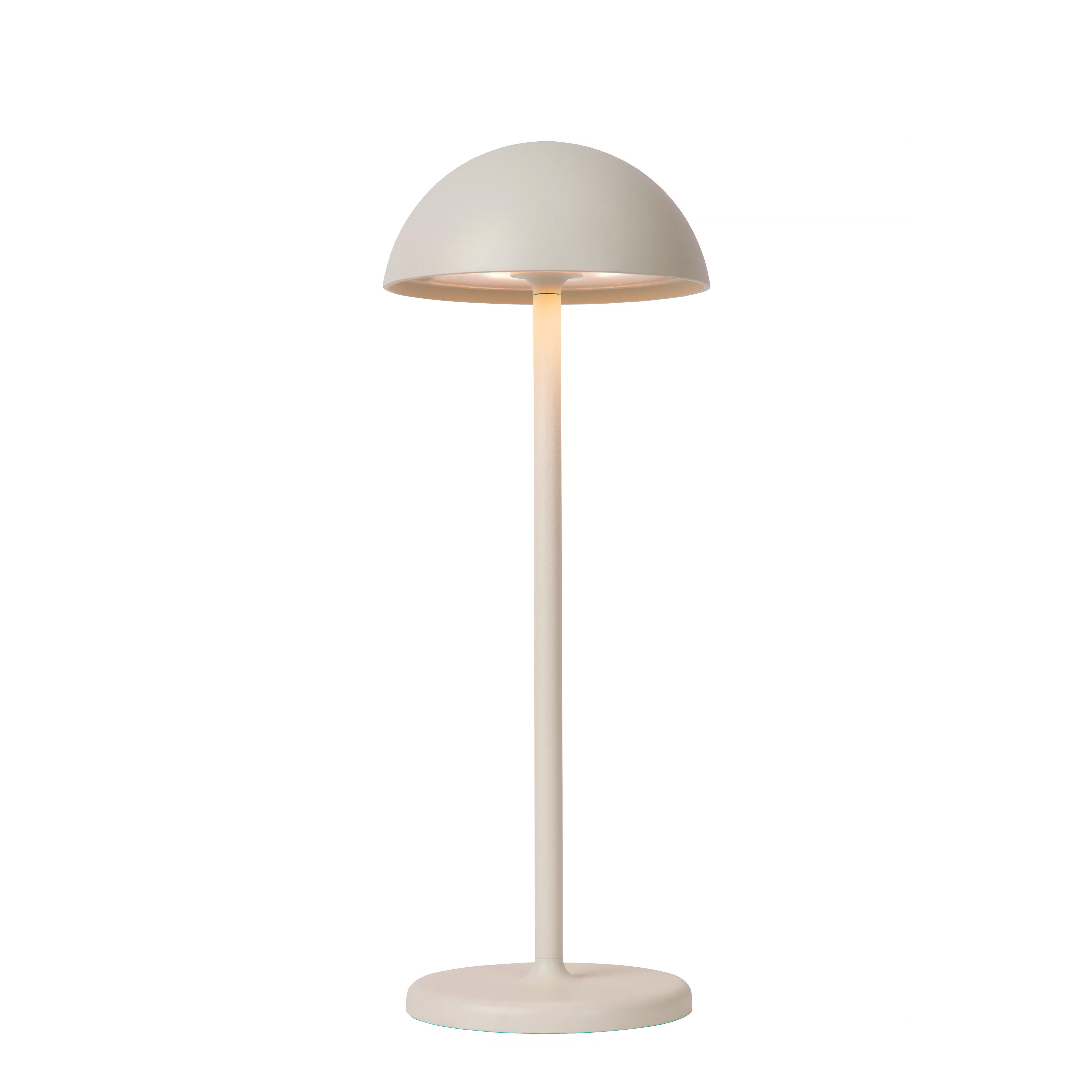 Ecolumeo INDUKU lampada da tavolo ricaricabile, LED bianco opaco - BEL00302WM4D