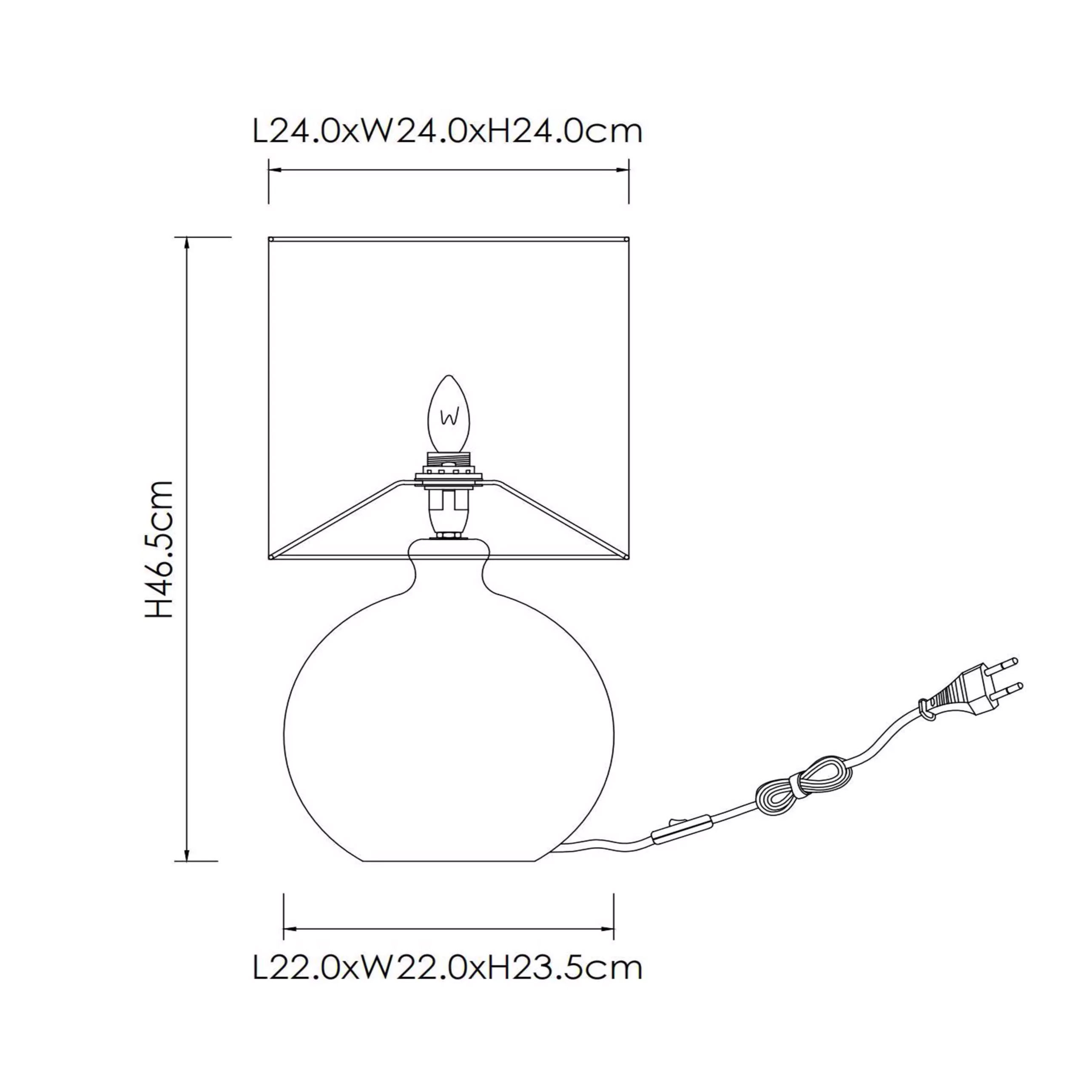 Lampada Da Tavolo LUCIDE PUKKI – LED 5W 2200K – Design In Metallo Oro Opaco/ottone – Luce Calda E Interruttore Sul Cavo