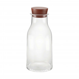  Alessi - Tonale - Caraffa in vetro cristallino con tappo in silicone - Colore: Trasparente - SKU: DC03/3100 
