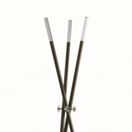  Pezzani - Stilo - Appendiabiti da terra in stile moderno struttura in acciaio verniciato sabbiato - Colore: Grigio Ardesia - SKU: 0/304#AS 