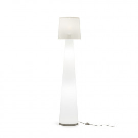  Emporium - Diva - Piantana alta con base in metallo e diffusore in PVC con 3 luci - Colore: Bianco - 3 Lampadine E27 70W - IP20 - SKU: E120176008 