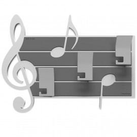  CalleaDesign - Puccini - Appendiabiti da Parete - Colore: Bianco - SKU: 51-13-3-1 