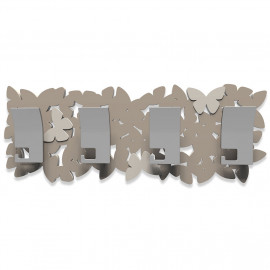  CalleaDesign - Farfalla - Appendiabiti da parete moderno lineare - Colore: Tortora - SKU: 50-13-3-13 