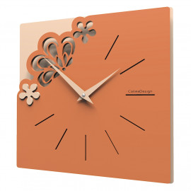  CalleaDesign - Merletto - Orologio da parete piccolo - Colore: Terracotta - SKU: 56-10-1-24 