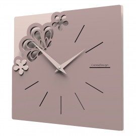  CalleaDesign - Merletto - Orologio da parete piccolo - Colore: Grigio Prugna - SKU: 56-10-1-34 
