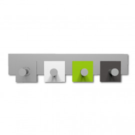  CalleaDesign - CoatRack - Attaccapanni a parete moderno in legno - Colore: Verde Mela - SKU: 58-13-1-76 