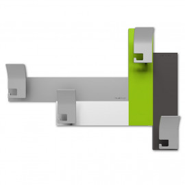  CalleaDesign - CoatRack - Attaccapanni da parete moderno per ingresso - Colore: Verde Mela - SKU: 58-13-3-76 