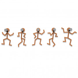  CalleaDesign - Omini - Appendiabiti da Parete - Colore: Terracotta - SKU: 13-002-24 