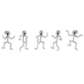  CalleaDesign - Omini - Appendiabiti da Parete - Colore: Bianco - SKU: 13-002-1 