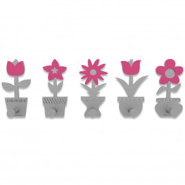  CalleaDesign - Fiorello - Appendiabiti da Parete - Colore: Fucsia - SKU: 13-003-72 