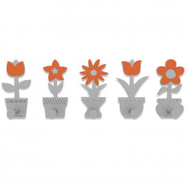  CalleaDesign - Fiorello - Appendiabiti da Parete - Colore: Arancione - SKU: 13-003-63 