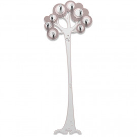  CalleaDesign - Albero - Appendiabiti da Parete - Colore: Grigio Prugna - SKU: 13-004-34 