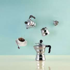  Alessi - Moka - Caffettiera - Colore: Alluminio - SKU: AAM33 