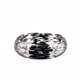  Alessi - Barknest - Cestino da tavola rotondo per pane in acciaio dal design moderno ed elegante - SKU: BM02- 