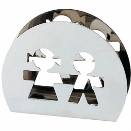  Alessi - Girotondo - Portatovaglioli - Colore: Acciaio - SKU: AKK51 