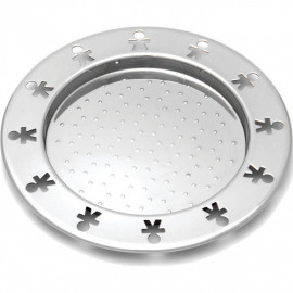  Alessi - Girotondo - Sottobottiglia Set 2pz - Colore: Acciaio - SKU: AKK80/15 