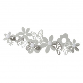  Arti e Mestieri - Sfarfalle - Appendi abiti a muro in metallo dal design originale e moderno - Colore: Avorio - SKU: 0AP3752C103 