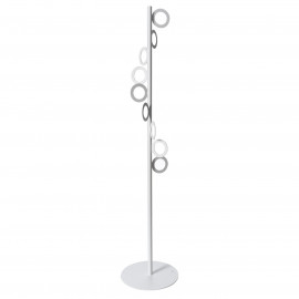  Arti e Mestieri - Tuttizeri - Appendiabiti da terra in metallo da design moderno - Colore: Bianco Marmo - SKU: 0AP5121C158 