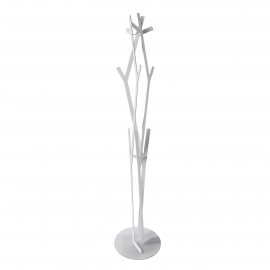 Arti e Mestieri - Uty - Appendiabiti da terra in metallo dal design moderno - Colore: Bianco Marmo - SKU: 0AP3972C158 