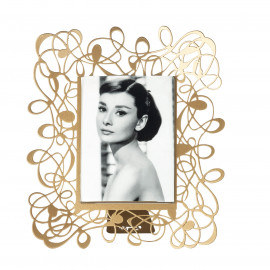  Arti e Mestieri - Scarabocchio - Porta foto piccolo in metallo dal design moderno - Foto 13x10 - SKU: 0PF3888 