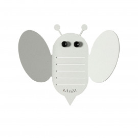  Arti e Mestieri - Bee - Set 2 pezzi ganci appendiabiti particolari - Colore: Bianco Marmo - SKU: 0AP5033C158 