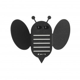 Arti e Mestieri - Bee - Set 2 pezzi ganci appendiabiti particolari - Colore: Nero - SKU: 0AP5033C71 