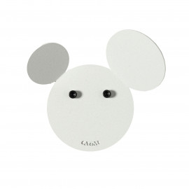  Arti e Mestieri - Mik - Set 2 pezzi ganci appendiabiti particolari - Colore: Bianco Marmo - SKU: 0AP5034C158 