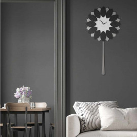  CalleaDesign - Flip - Orologio da parete a pendolo in legno dal design moderno ed elegante - SKU: 11-009 