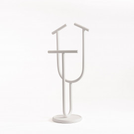  Formae - Servomuto in acciaio verniciato per camera da letto matrimoniale "Bloom" - Colore: Bianco - SKU: BLOOUU9016 