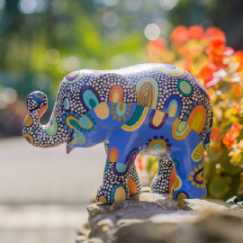 Elephant Parade - Rocky Park - Soprammobile Elefantino 15cm - Colore: Multicolore - SKU: 8858831257122 