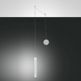  Fabas Luce - Prado - Lampada a sospensione moderno a LED dal design moderno ed elegante - 1 Lampadina Led Integrato 6W - Lumen 720 - Gradi Kelvin 3000k Luce Calda - IP20 - SKU: 3685-41 