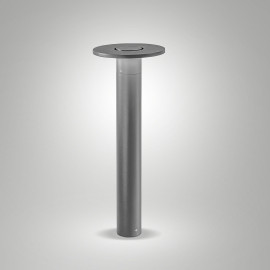 Fabas Luce - Elite - Paletto luce da giardino a LED da esterno in allumnio con diffusore orientabile - Colore: Grigio Scuro - 1 Lampadina Led Integrato 10W - Lumen 1309 - Gradi Kelvin 3000k Luce Calda - IP54 - SKU: 6534-10-294 