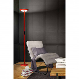  Fabas Luce - Fizz - Piantana a led dimmerabile dal design moderno - 2 Lampadine Led Integrato 50W - Lumen 3300 - Gradi Kelvin 2700K-3000K-4000K - IP20 - SKU: 3807-10 