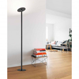  Fabas Luce - Regina - Piantana a led orientabile in metallo e diffusore in metacrilato - 1 Lampadina Led Integrato 35W - Lumen 3500 - Gradi Kelvin 3000k-4000k-6000k - IP20 - SKU: 3551-12 