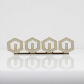  I Dettagli - Floor - Portachiavi da parete in plexiglass con dettagli geometrici dal design moderno - SKU: CPA003 