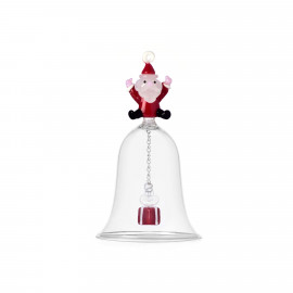  Ichendorf - Christmas Tales - Campanella in vetro con babbo natale - Colore: Trasparente - SKU: 0935209542 