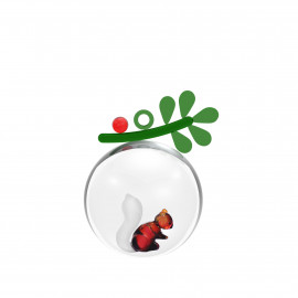  Ichendorf - Woodland Tales - Pallina in vetro per albero di natale con bacche e scoiattolo - Colore: Trasparente - SKU: 0935209603 