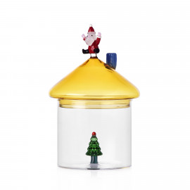  Ichendorf - Christmas Tales - Scatola in vetro con babbo natale - Colore: Multicolore - SKU: 0935209529 