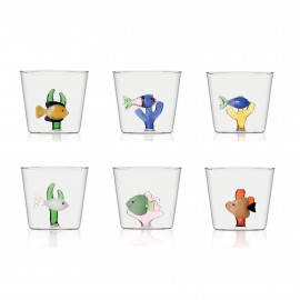  Ichendorf - Marine Garden - Set 6 pezzi tumbler in vetro - Colore: Multicolore - SKU: 09352053S 