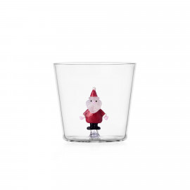  Ichendorf - Christmas Tales - Tumbler in vetro versione natalizia con babbo natale - Colore: Trasparente - SKU: 0935209514 