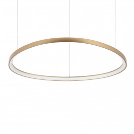  Ideal lux - Gemini - Lampada a sospensione a led gigante in alluiminio dal design moderno - 1 Lampadina Led Integrato 82W - Lumen 8700 - Gradi Kelvin 3000k Luce Calda - IP20 - SKU: 3038 